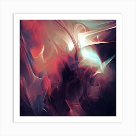 Abstract Lucifer And Lilith Occult Pagan Wiccan Art Print