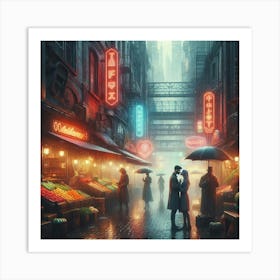 Dark Alley Art Print