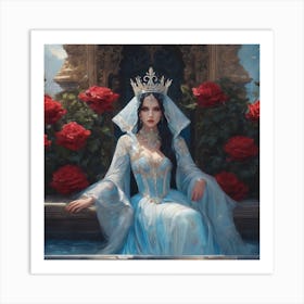 Queen Of Roses Art Print