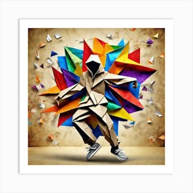 Origami Dancer 84 Art Print