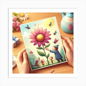 Flower Painting Art Print