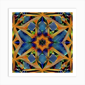 Psychedelic Star Art Print