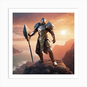 Knight In Armor Art Print