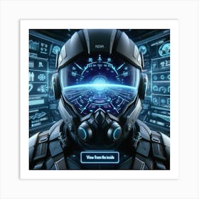 Futuristic Man 101 Art Print