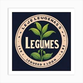 Legumes As A Logo (12) Art Print