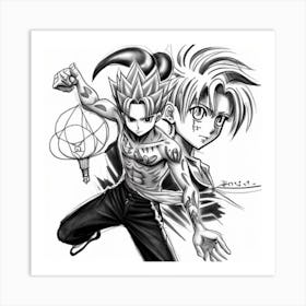 Dragon Ball Z Art Print