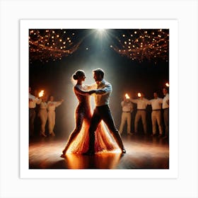 Ballroom Dancers 7 Art Print