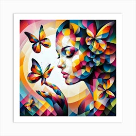 Butterfly Painting Poster