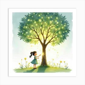 Fairy Tree Art Print