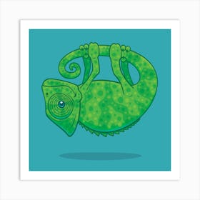 Magical Chameleon 1 Art Print