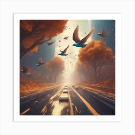 Birds In The Sky 1 Art Print