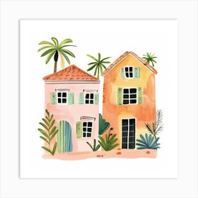 House On The Beach Art Print