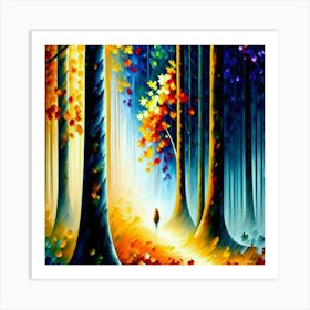 Tree In The Forest Art Print