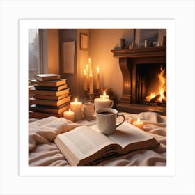 Cozy Bedroom 1 Art Print