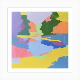 Abstract Park Collection Hyde Park London 6 Art Print