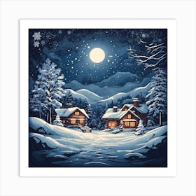 Winter Landscape Art Print