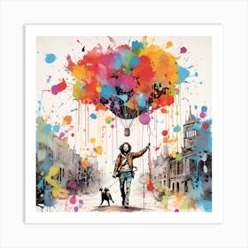 Hot Air Balloon 1 Art Print