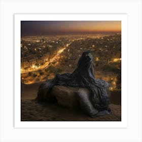 Islamic City At Night Art Print