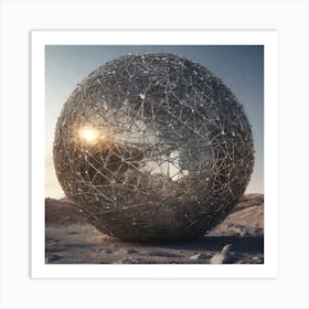 Earth Sphere Art Print