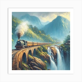 Train Ride Art Print