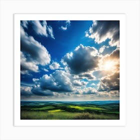 Cloudy Sky 25 Art Print