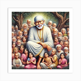 Sai Baba 8 Art Print