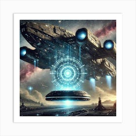 Temporal Disruption Matrix Deployment Art Print