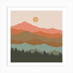 Mountain Landscape Art Print