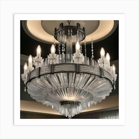 Chandelier 5 Art Print