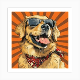 Golden Retriever 3 Art Print