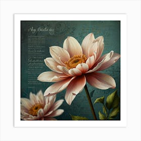 Dahlia 16 Art Print