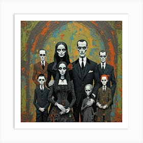 Addams Family Art Print