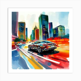 Car Art 127 Art Print