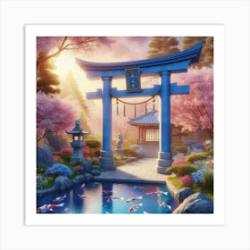 Japanese Garden 13 Art Print