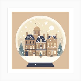 York United Kingdom 2 Snowglobe Art Print