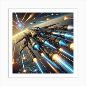 A Stunning Depiction Of The Infinity Lance, A Long Art Print