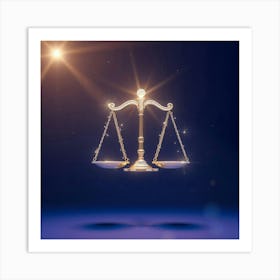 Justice Scales - Justice Stock Videos & Royalty-Free Footage Art Print