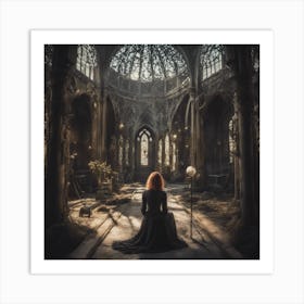 Solarpunk Gothic #10 Art Print