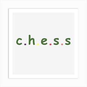 Chess Logo Art Print