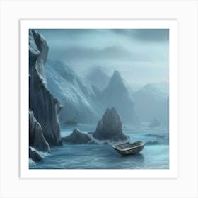 Boat In The Water Art Print