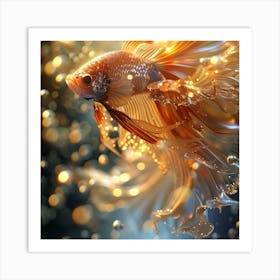 Siamese Fish 1 Art Print