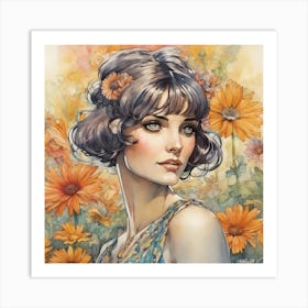 Daisy Art Print