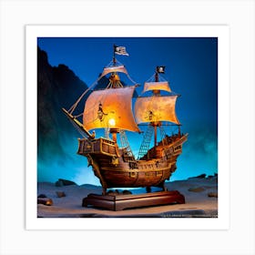 Pirate Ship 5 Art Print