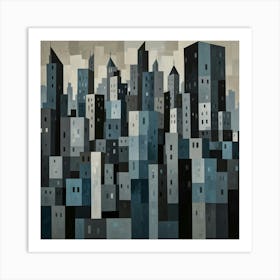 Cityscape 16 Art Print