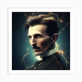 Tesla Art Print