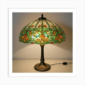 Tiffany Table Lamp Art Print