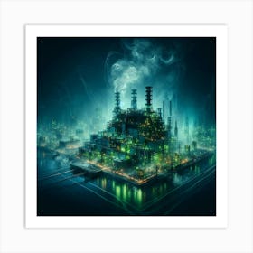 Industrial City Art Print