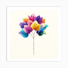 Paper Flowers Art Print