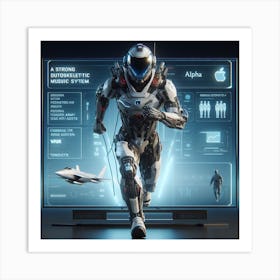 Futuristic Man 135 Art Print