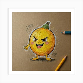 Life Is A Lemon 1 Art Print